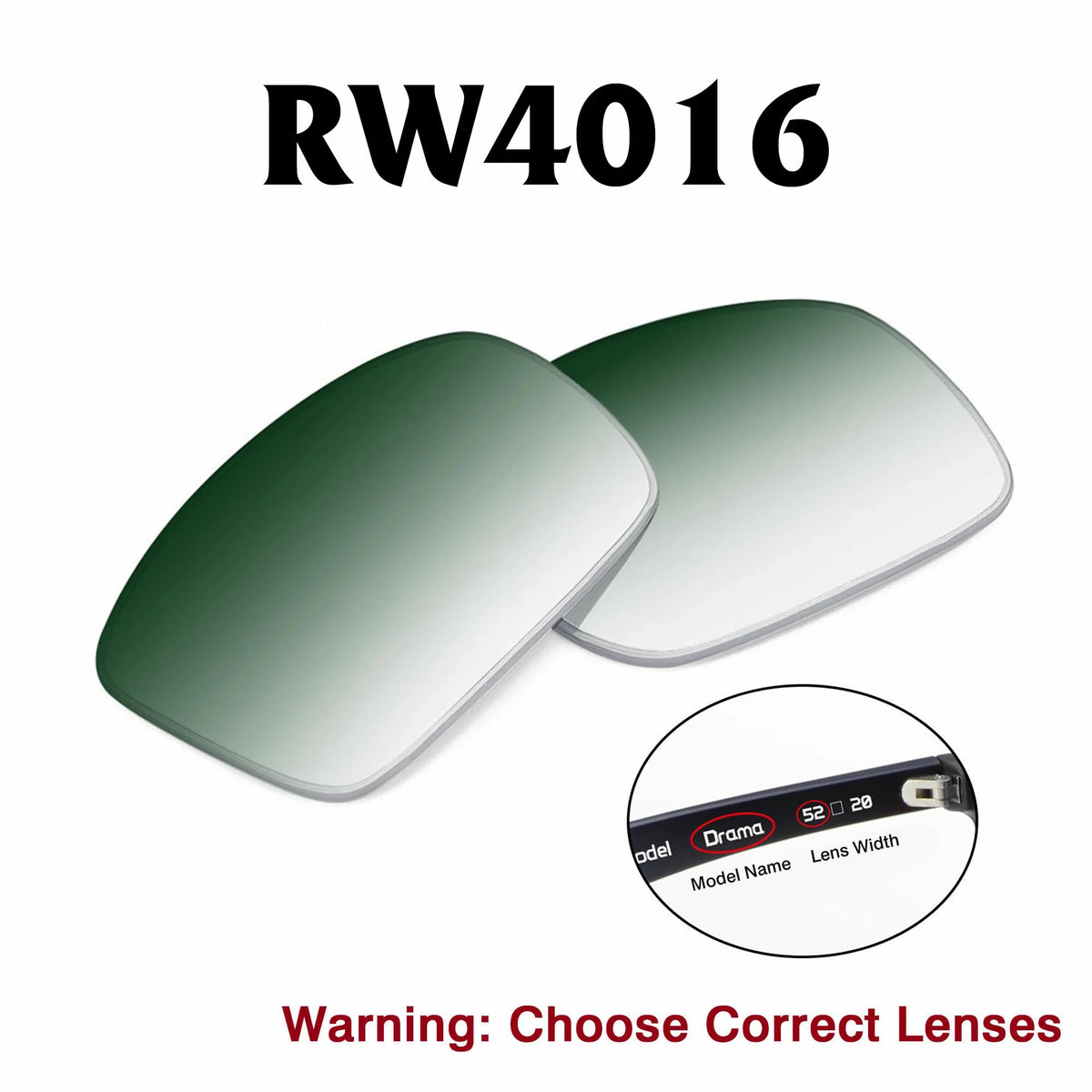 Ray-Ban Meta Aviator Replacement Lenses RW4016 (GEN3)
