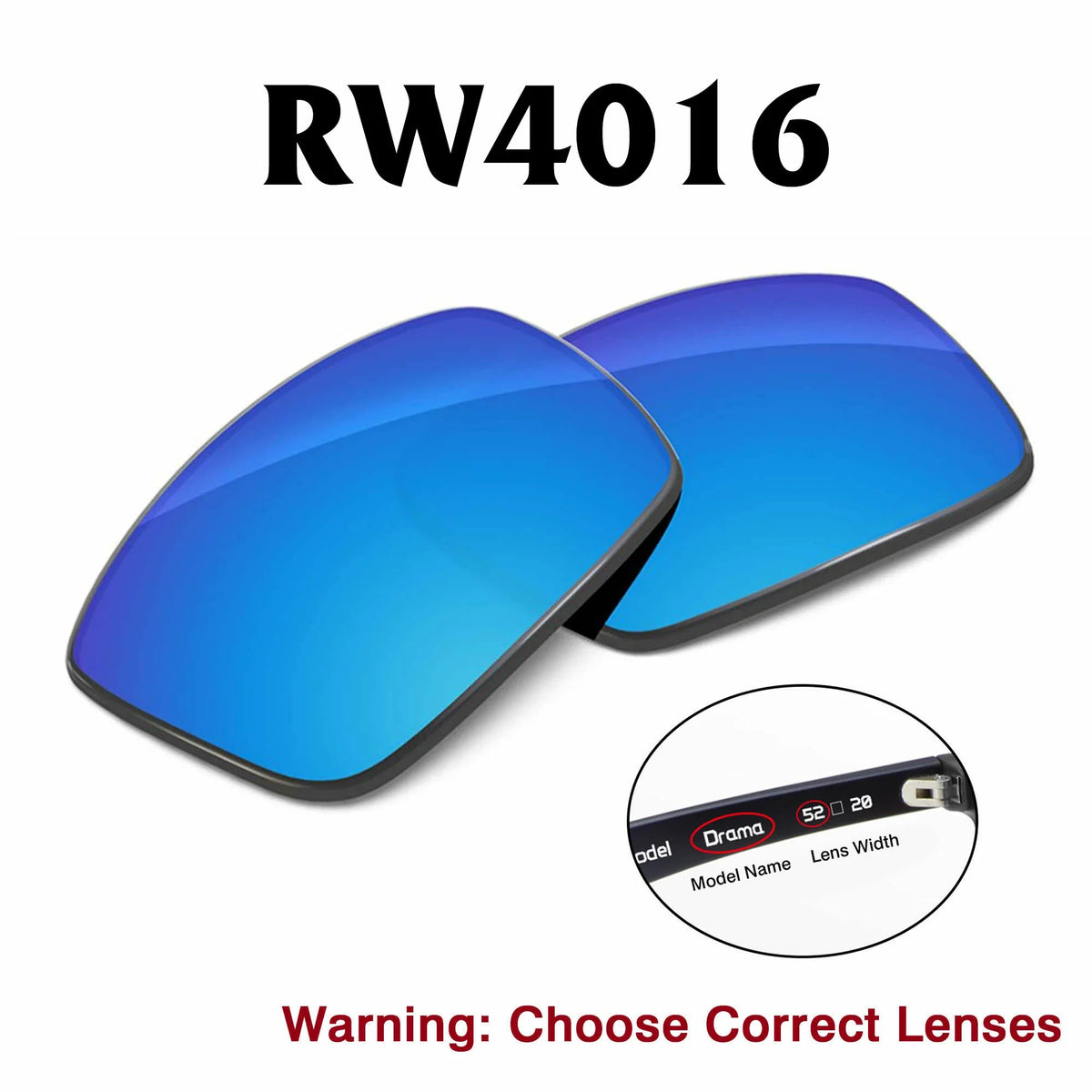 Ray-Ban Meta Aviator Replacement Lenses RW4016 (GEN3)