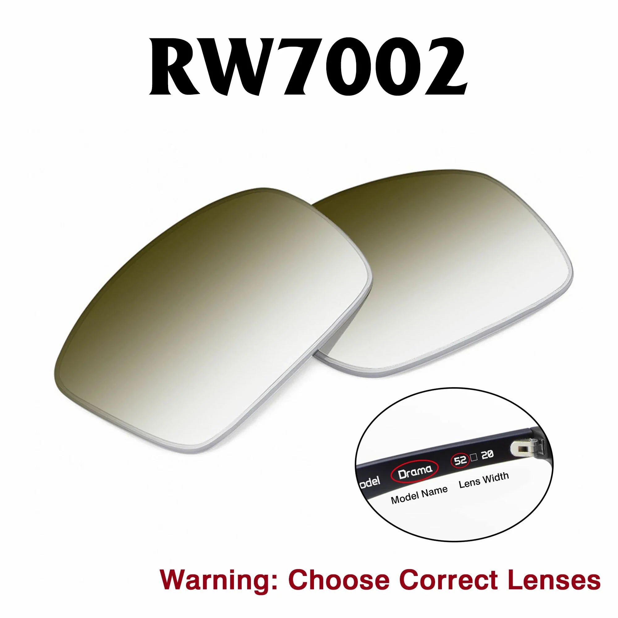 Ray-Ban Meta Scriber Replacement Lenses RW7002 (GEN2)