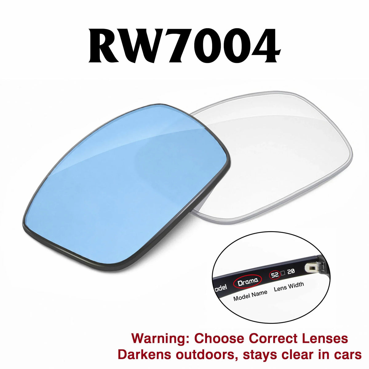Ray-Ban Meta Clubmaster Replacement Lenses RW7004