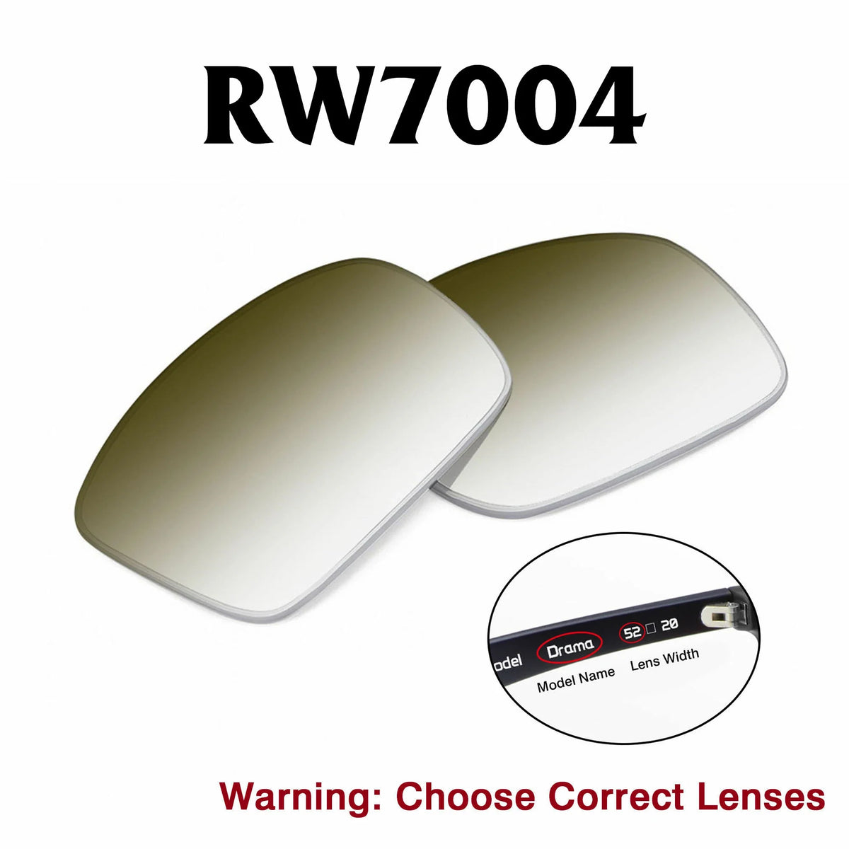 Ray-Ban Meta Clubmaster Replacement Lenses RW7004