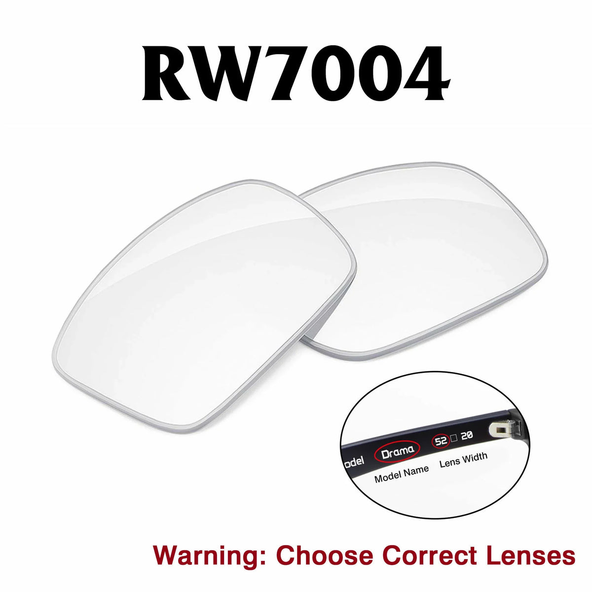 Ray-Ban Meta Clubmaster Replacement Lenses RW7004