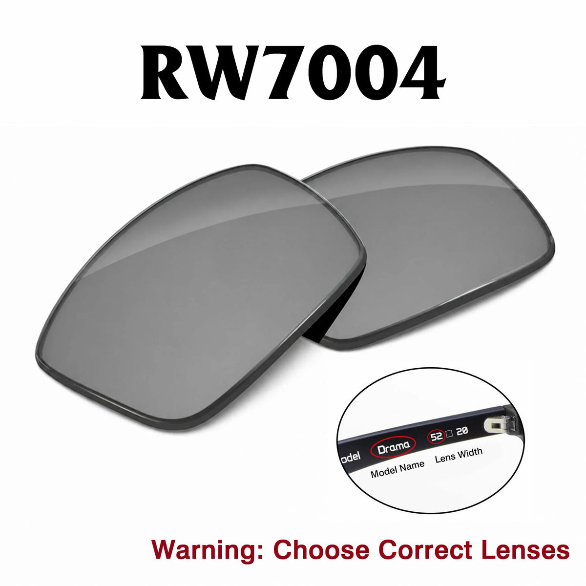 Ray-Ban Meta Clubmaster Replacement Lenses RW7004
