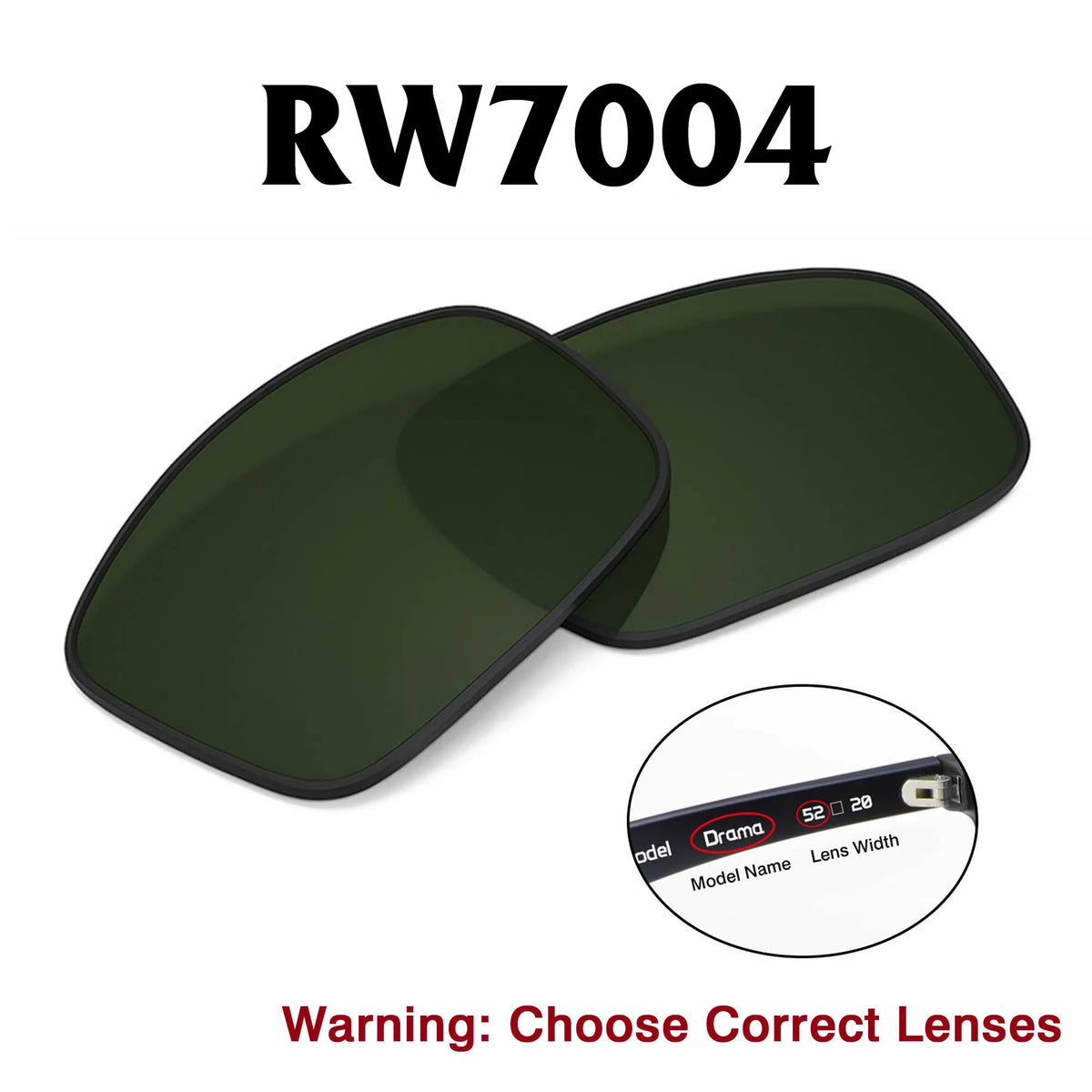 Ray-Ban Meta Clubmaster Replacement Lenses RW7004