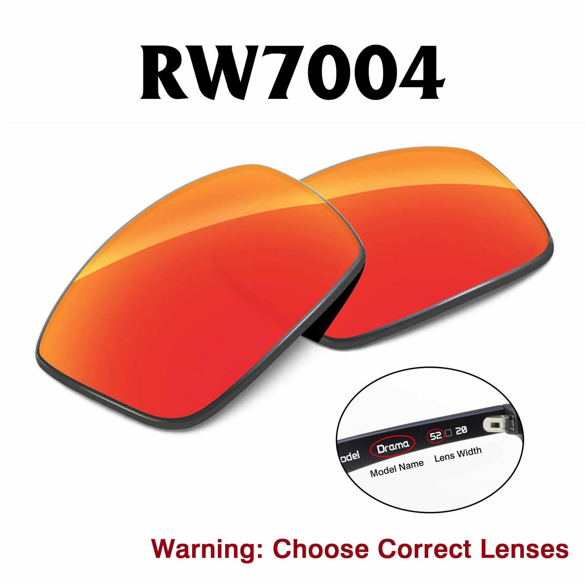 Ray-Ban Meta Clubmaster Replacement Lenses RW7004