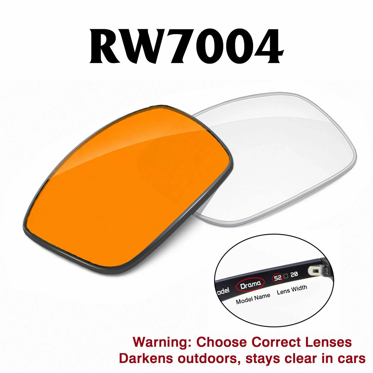 Ray-Ban Meta Clubmaster Replacement Lenses RW7004