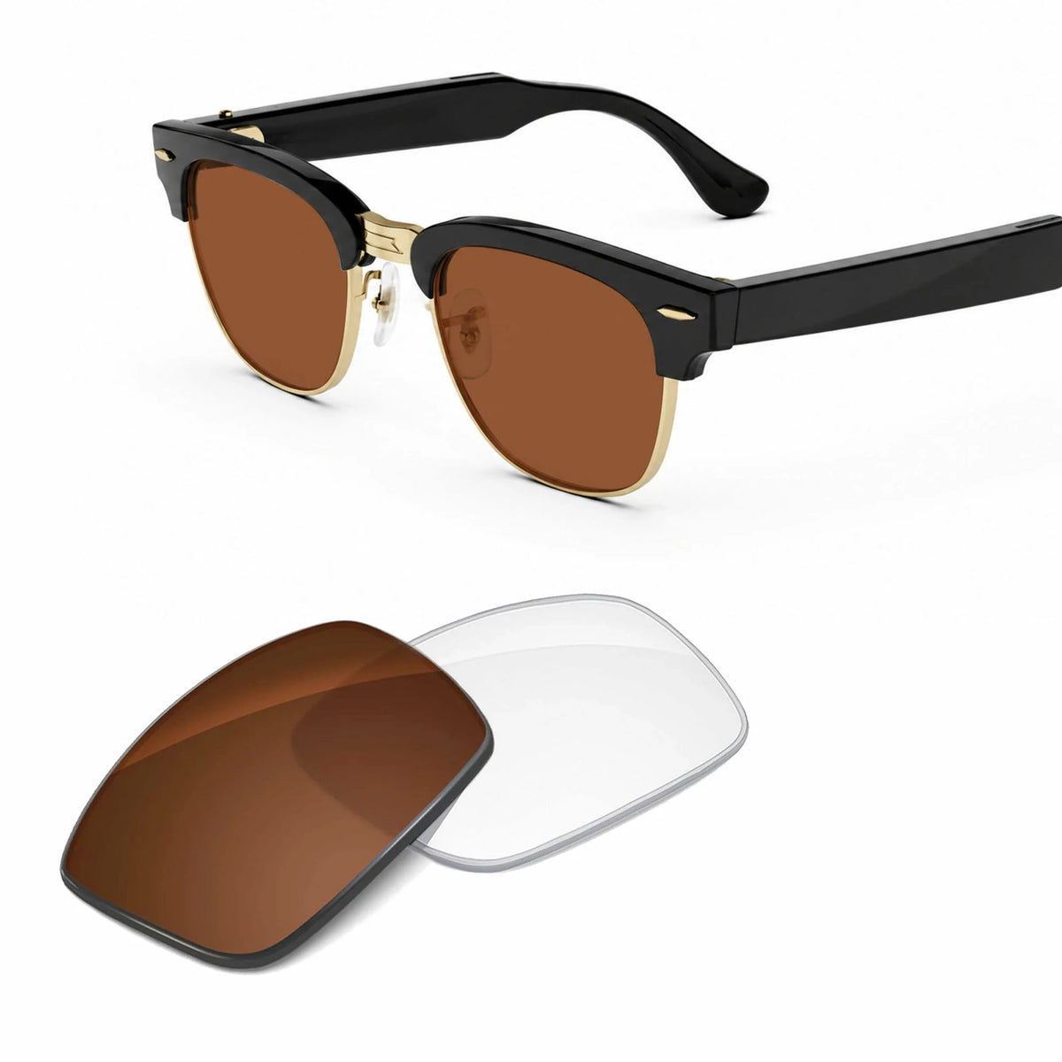 Ray-Ban Meta Clubmaster Replacement Lenses RW7004