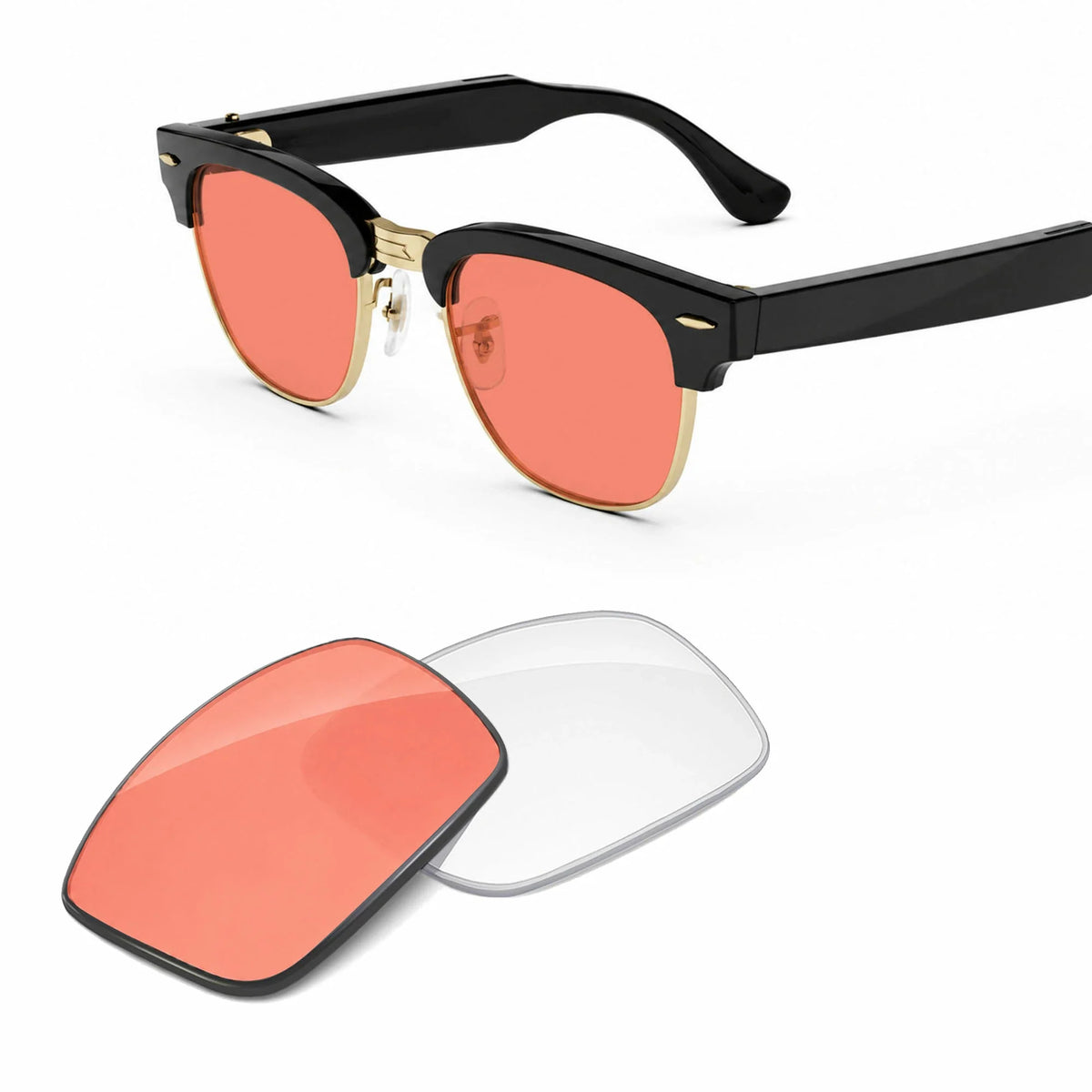 Ray-Ban Meta Clubmaster Replacement Lenses RW7004