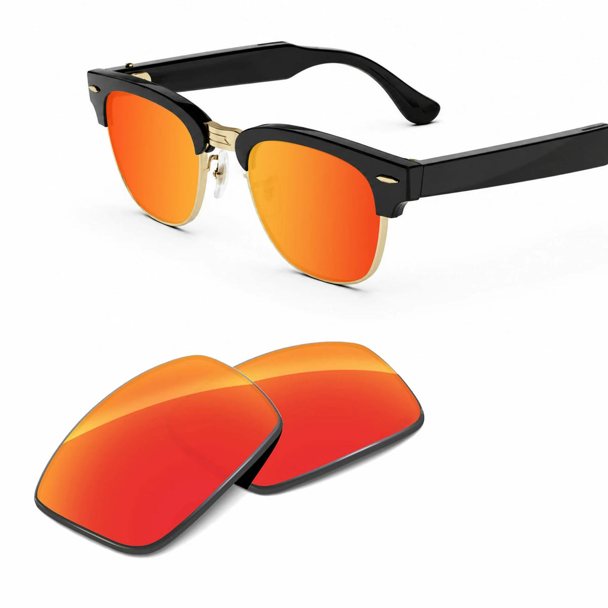 Ray-Ban Meta Clubmaster Replacement Lenses RW7004