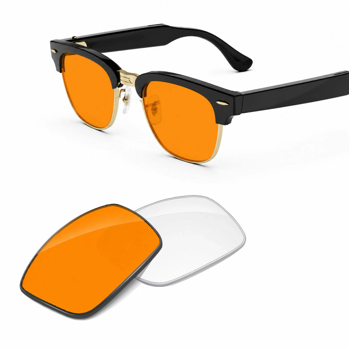 Ray-Ban Meta Clubmaster Replacement Lenses RW7004
