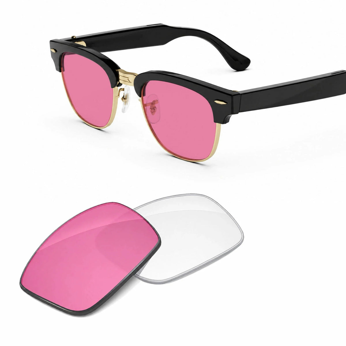 Ray-Ban Meta Clubmaster Replacement Lenses RW7004