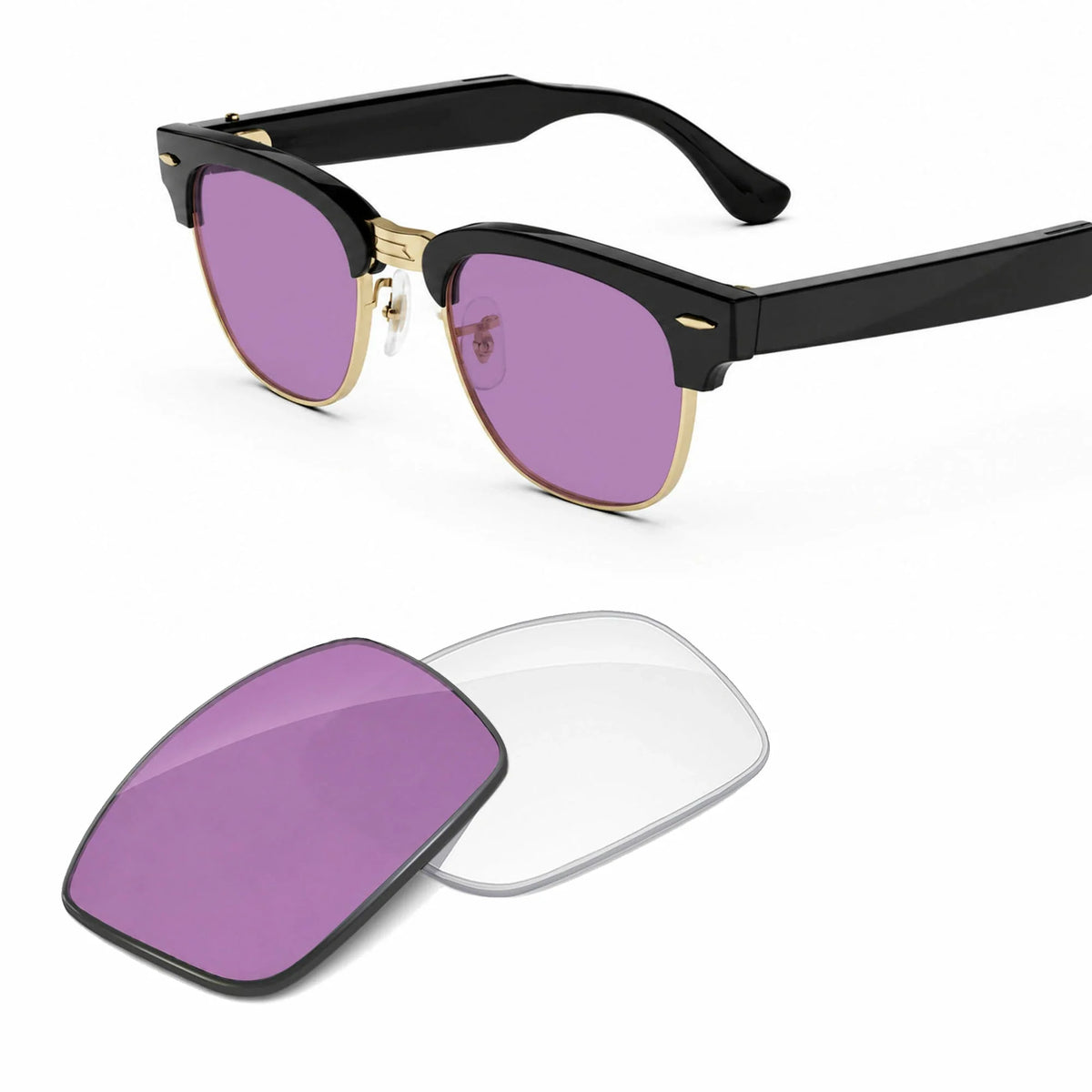 Ray-Ban Meta Clubmaster Replacement Lenses RW7004