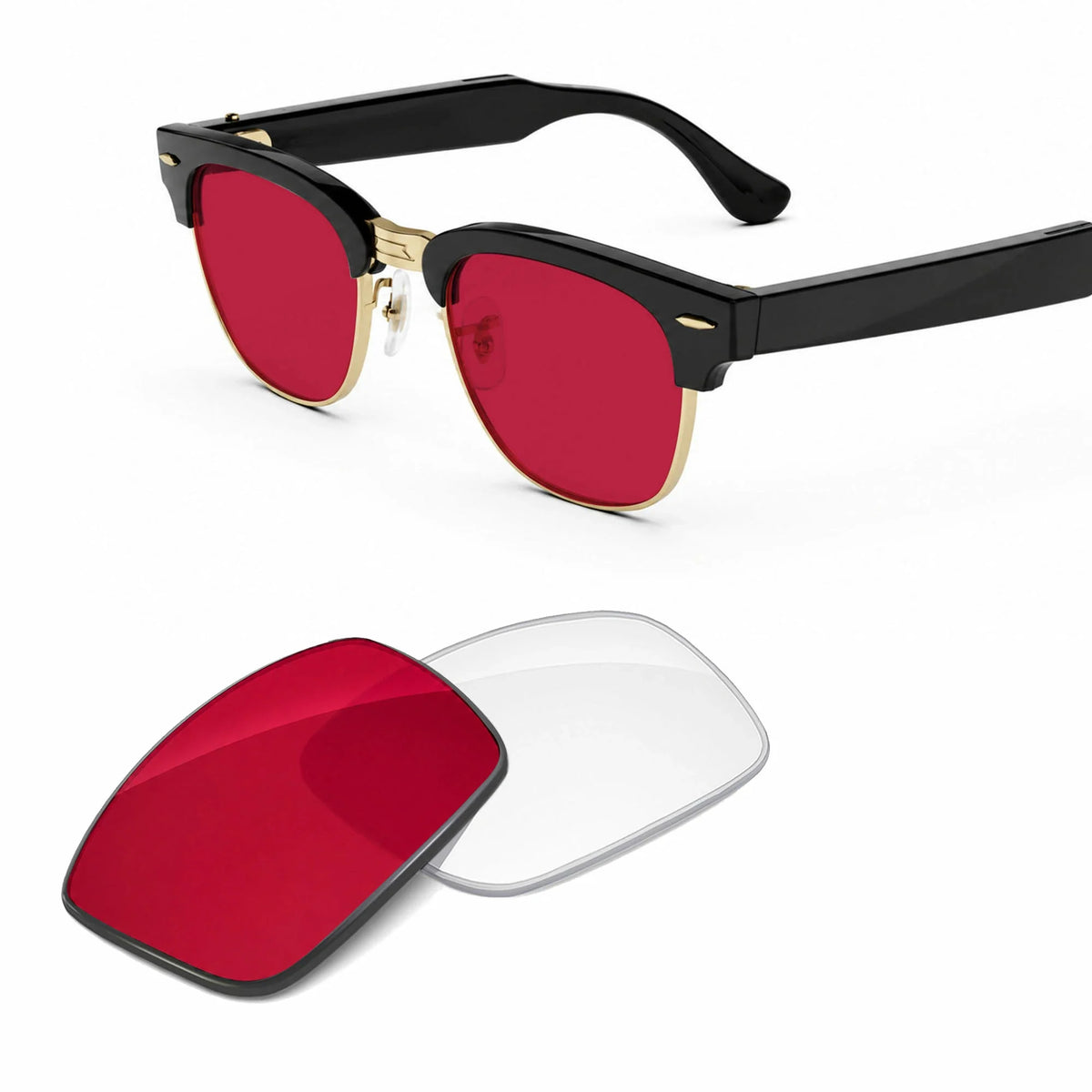 Ray-Ban Meta Clubmaster Replacement Lenses RW7004