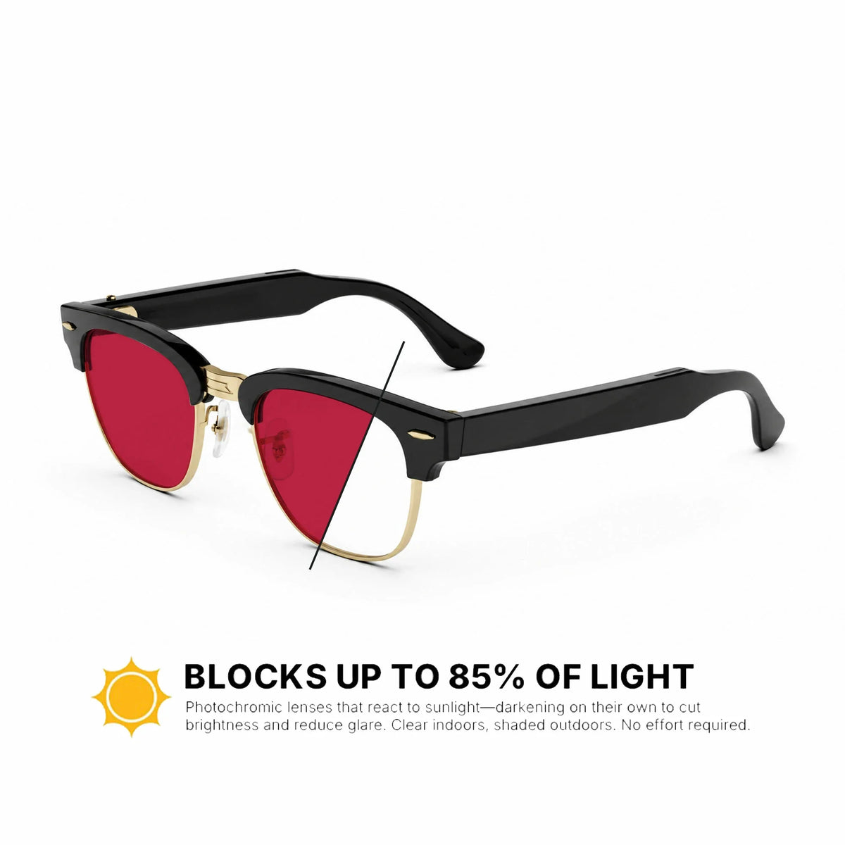 Ray-Ban Meta Clubmaster Replacement Lenses RW7004