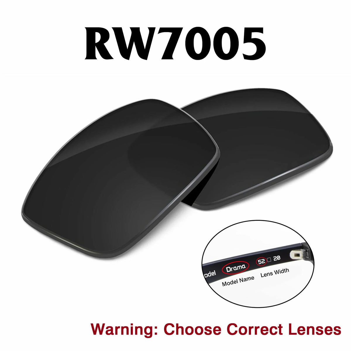Ray-Ban Meta Burbank Replacement Lenses RW7005