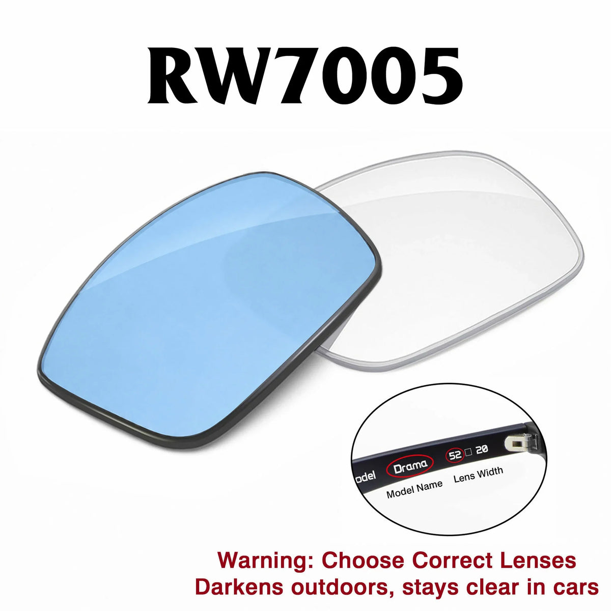 Ray-Ban Meta Burbank Replacement Lenses RW7005