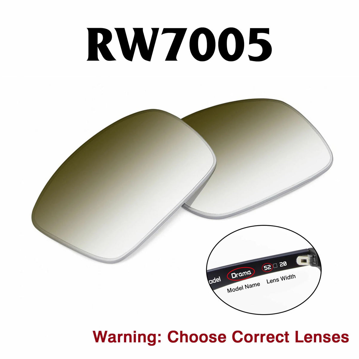 Ray-Ban Meta Burbank Replacement Lenses RW7005