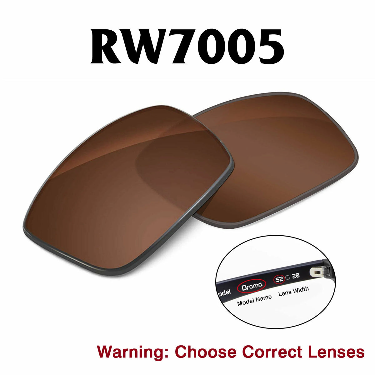 Ray-Ban Meta Burbank Replacement Lenses RW7005