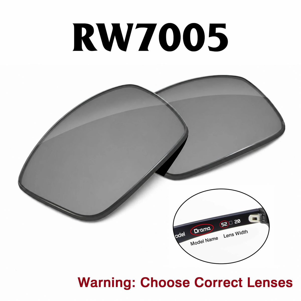 Ray-Ban Meta Burbank Replacement Lenses RW7005