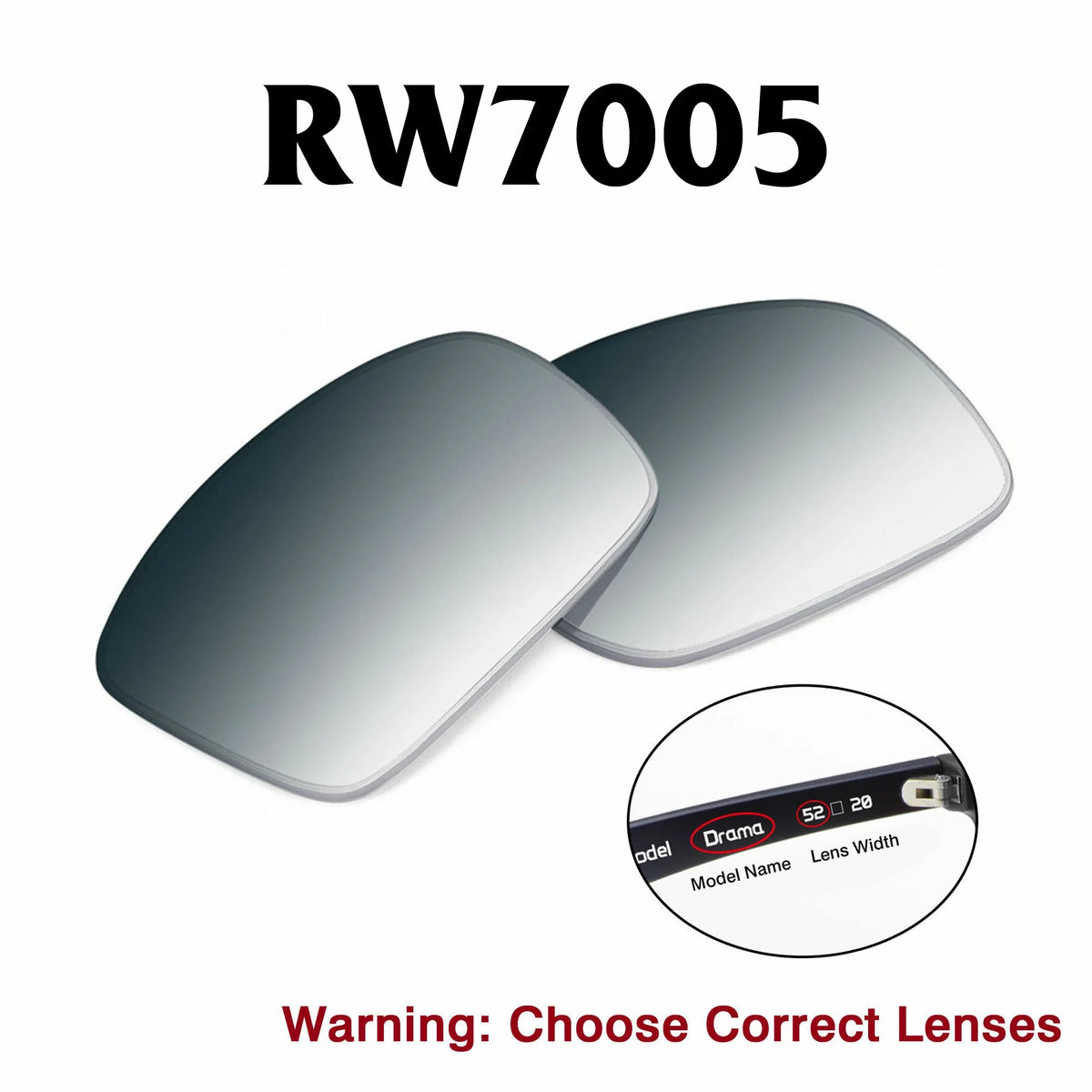 Ray-Ban Meta Burbank Replacement Lenses RW7005