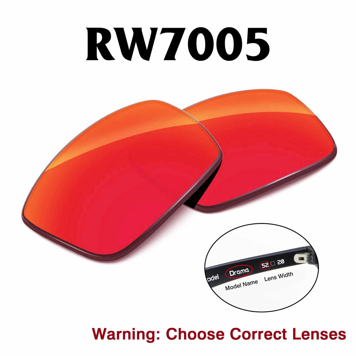 Ray-Ban Meta Burbank Replacement Lenses RW7005