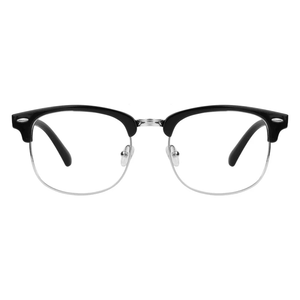 Metal Browline Eyeglasses