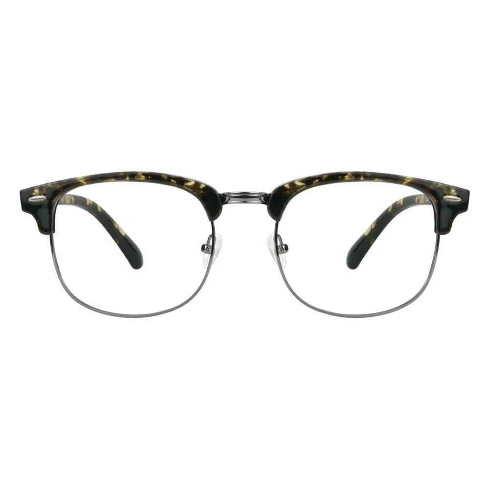 Metal Browline Eyeglasses