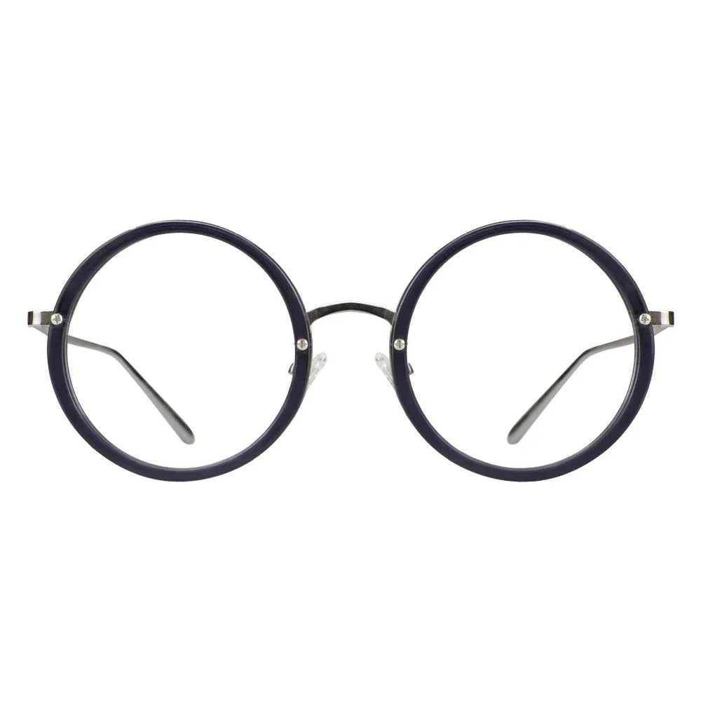 TR&Metal Round Eyeglasses