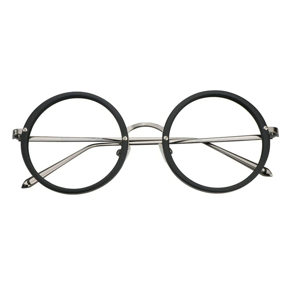 TR&Metal Round Eyeglasses