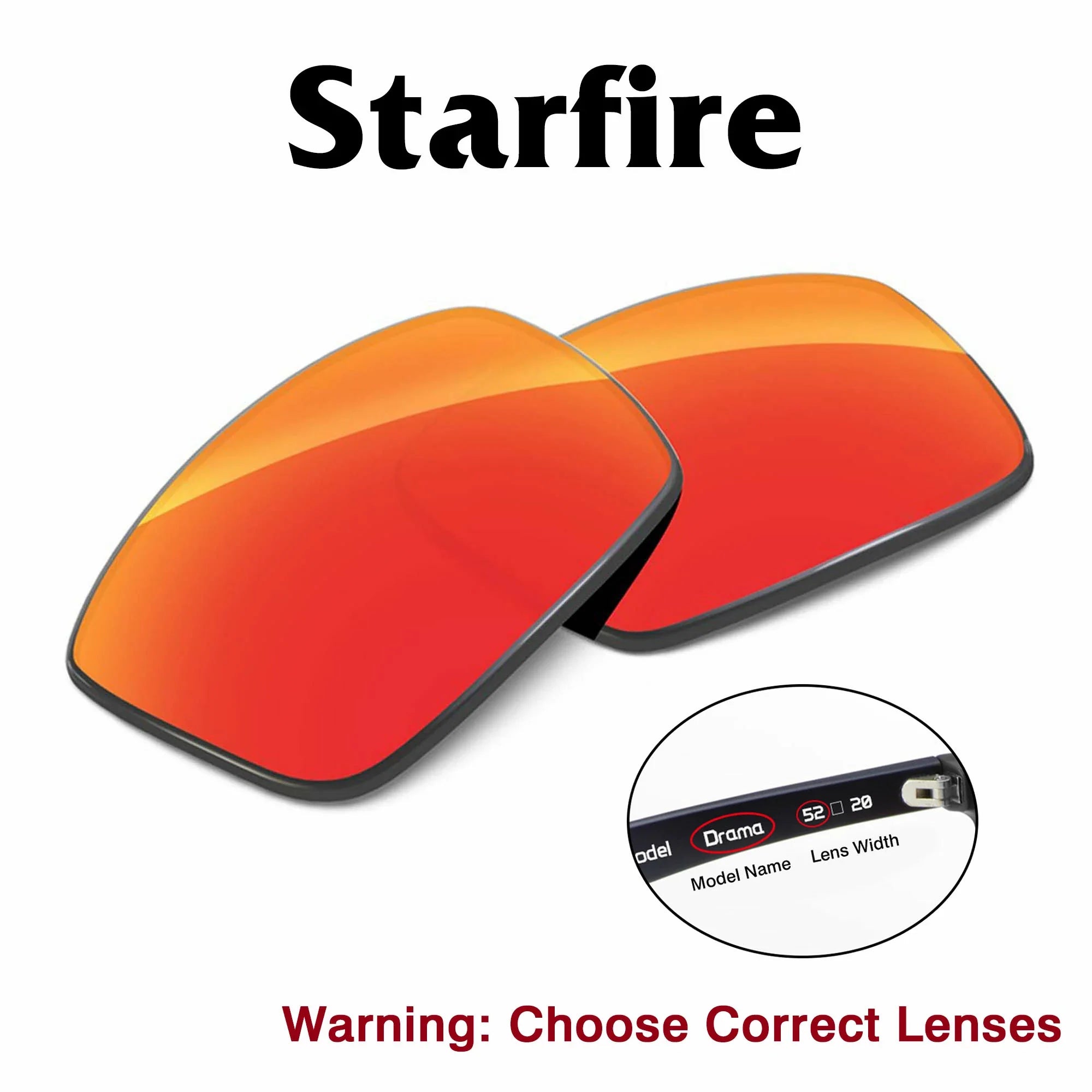 Meta Starfire Replacement Lenses
