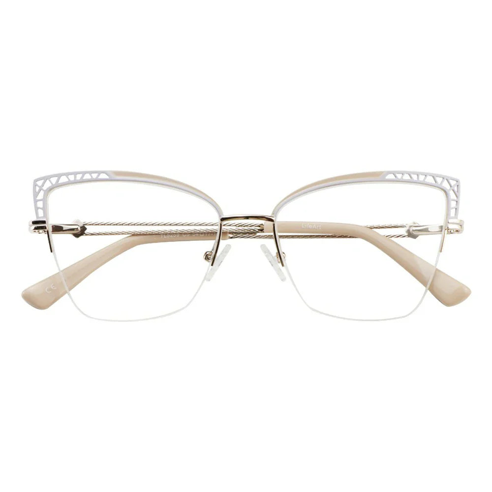 Metal Cat Eye Eyeglasses