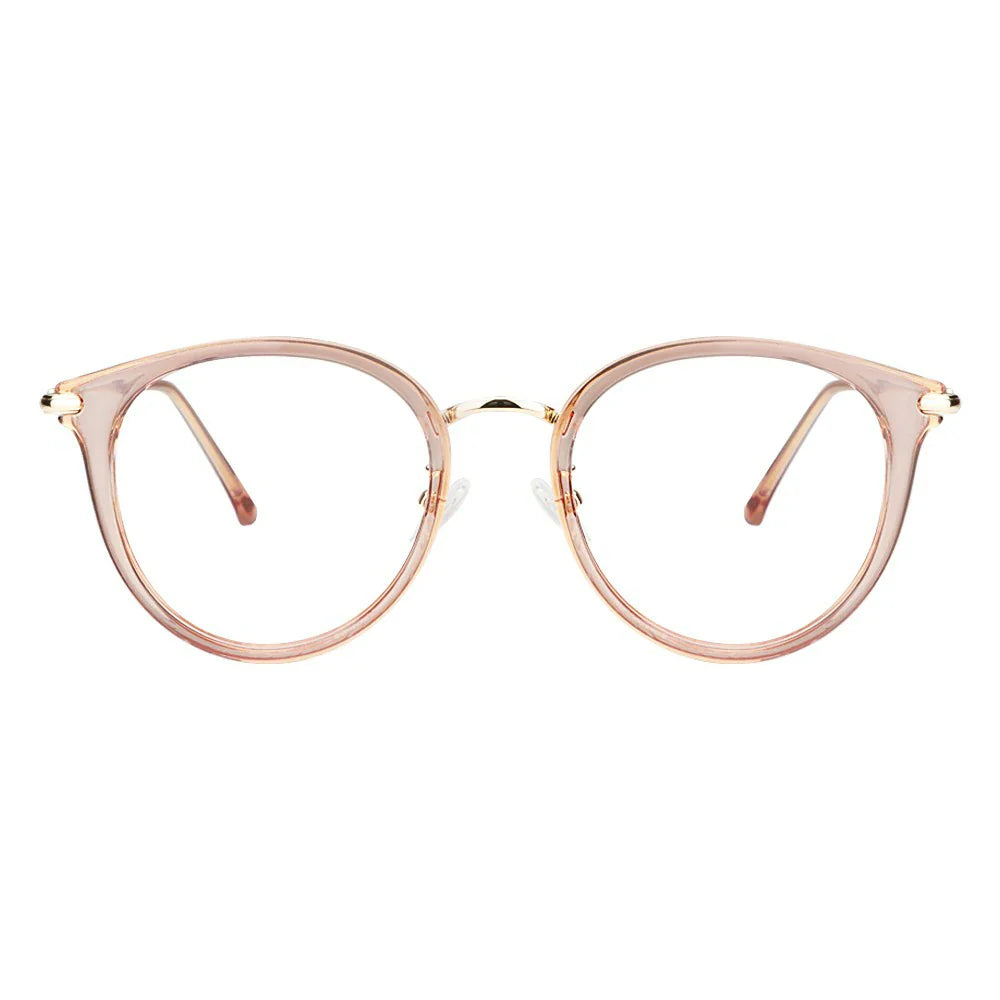 Metal Oval Eyeglasses