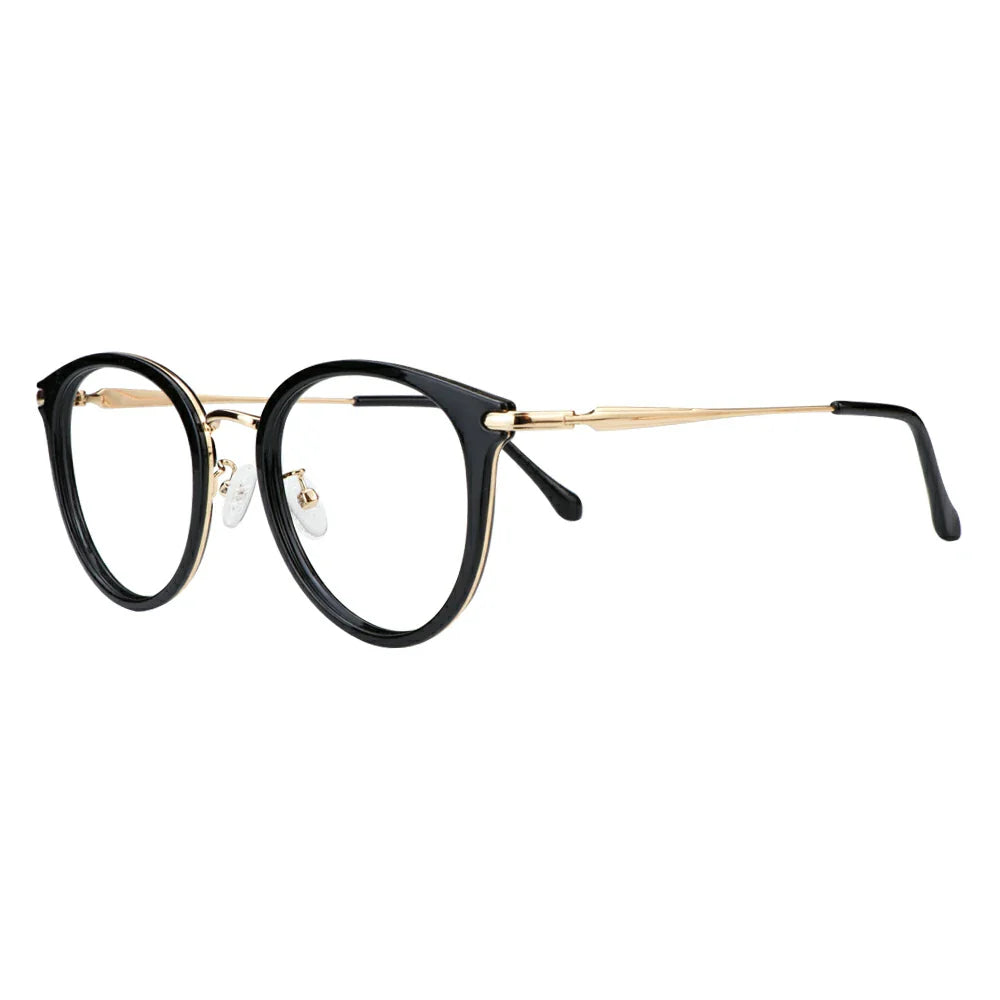 Metal Oval Eyeglasses