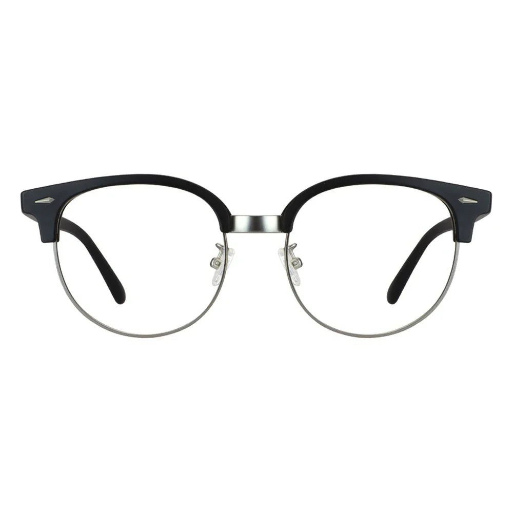 Metal Browline Eyeglasses